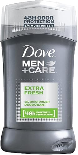 Dove Men+Care Extra Fresh Deodorant Stick, 3 Ounce (Pack Of 3) - Long-Lasting Protection