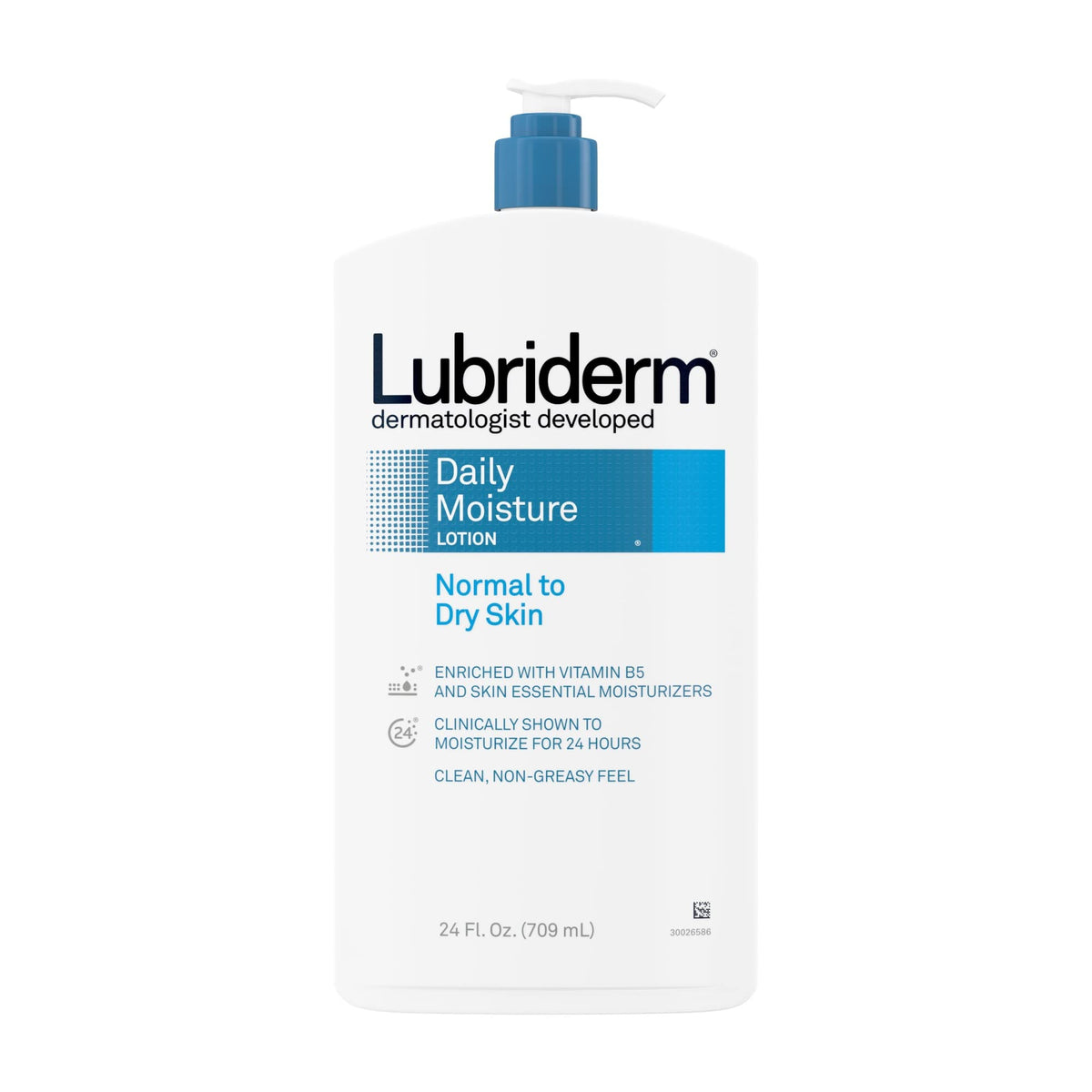 Lubriderm Daily Moisture Lotion, 24 Oz - Hydrating Skin Care, 2 Pack