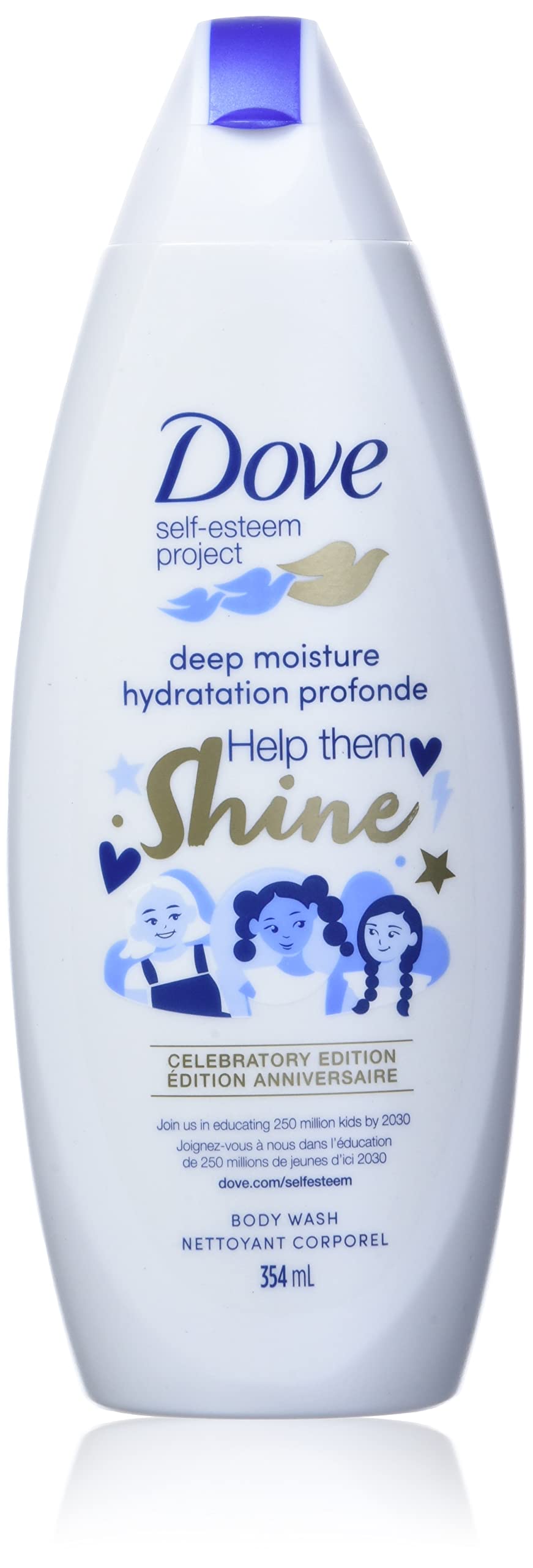 Dove Deep Moisture Nourishing Body Wash, 12 Ounce (Pack of 3)