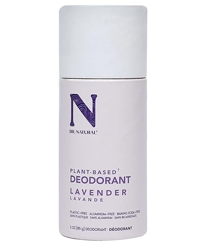 Dr. Natural Lavender Deodorant Stick, 3 oz - Aluminum Free, 24-Hour Odor Protection