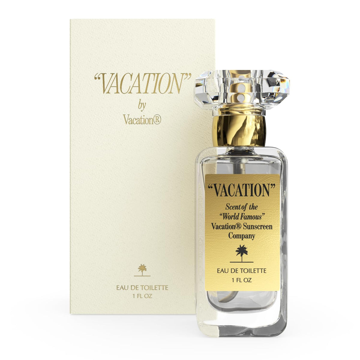 Vacation Sunscreen Eau De Toilette - Beach Coconut Perfume, Travel Size, 1 Fl Oz