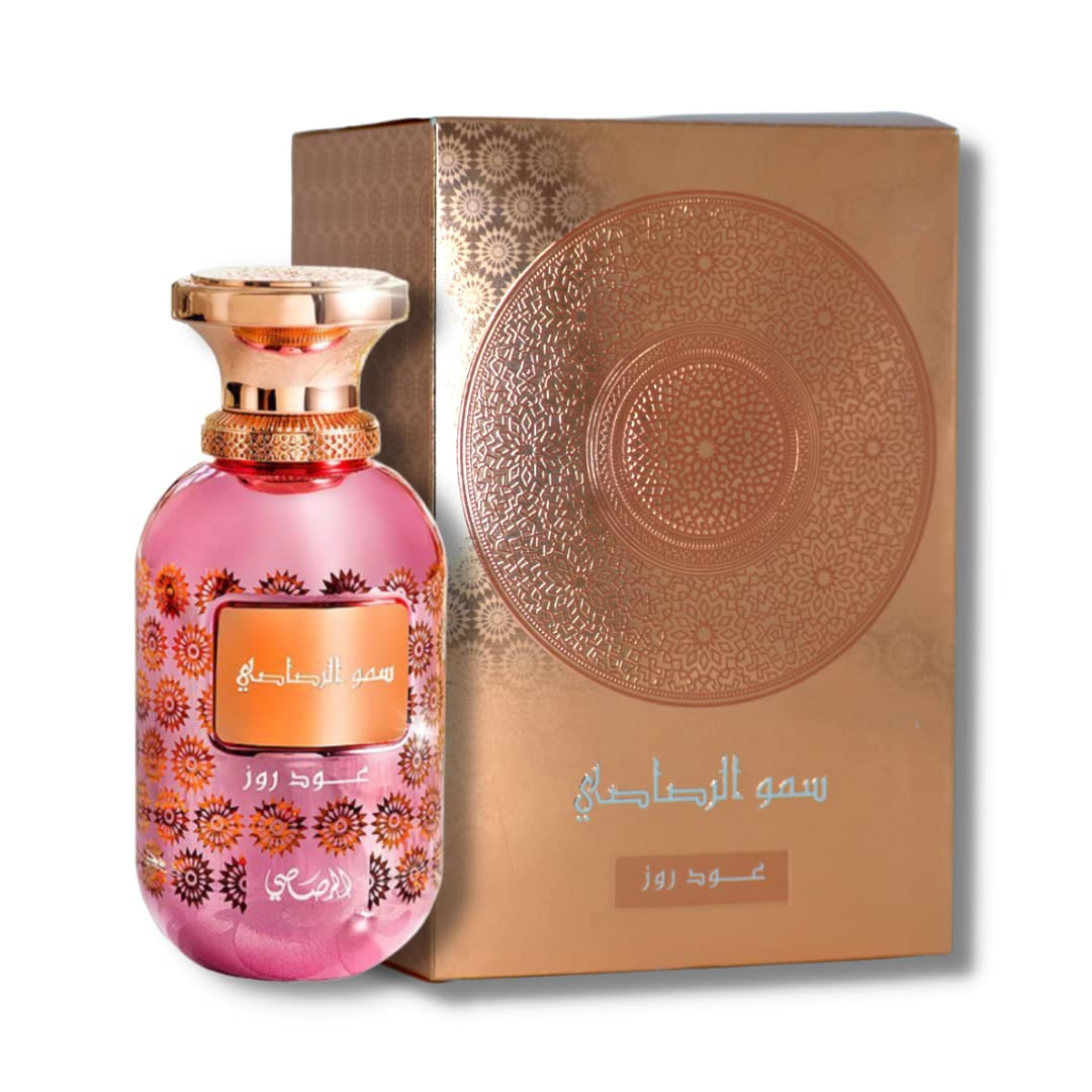 Rasasi Somow Al Oud Rose Edp 100Ml - Luxury Perfume For Women, Long-Lasting Fragrance