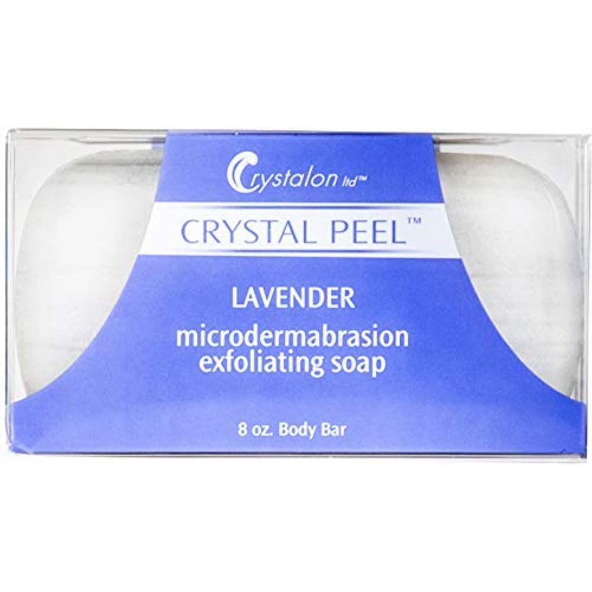 Crystal Peel Lavender Microdermabrasion Exfoliating Soap Bar, 8 Oz - Skin Renewal & Smoothness