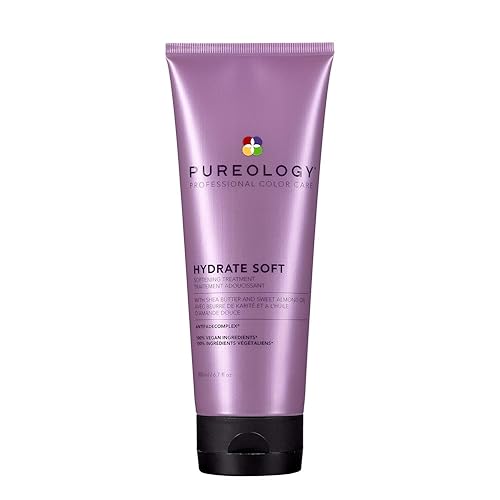 Pureology Hydrate Softening Treatment For Dry Color-Treated Hair, 6.7 Fl Oz - Vegan & Sulfate-Free