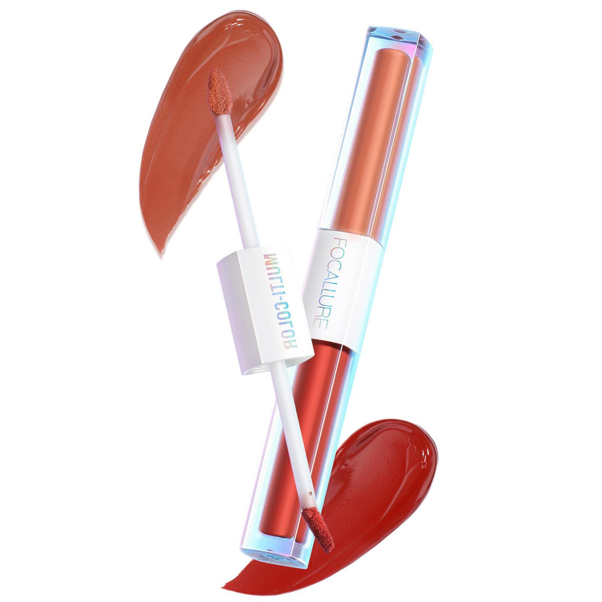 Focallure 2 In 1 Matte Velvet Lip Gloss - Waterproof, Long-Lasting, Non-Cracking, 0.