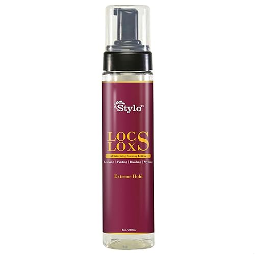 J. Amila Stylo Locs Foaming Lotion - 8Oz Extreme Hold For Moisture & Style In Your Locks