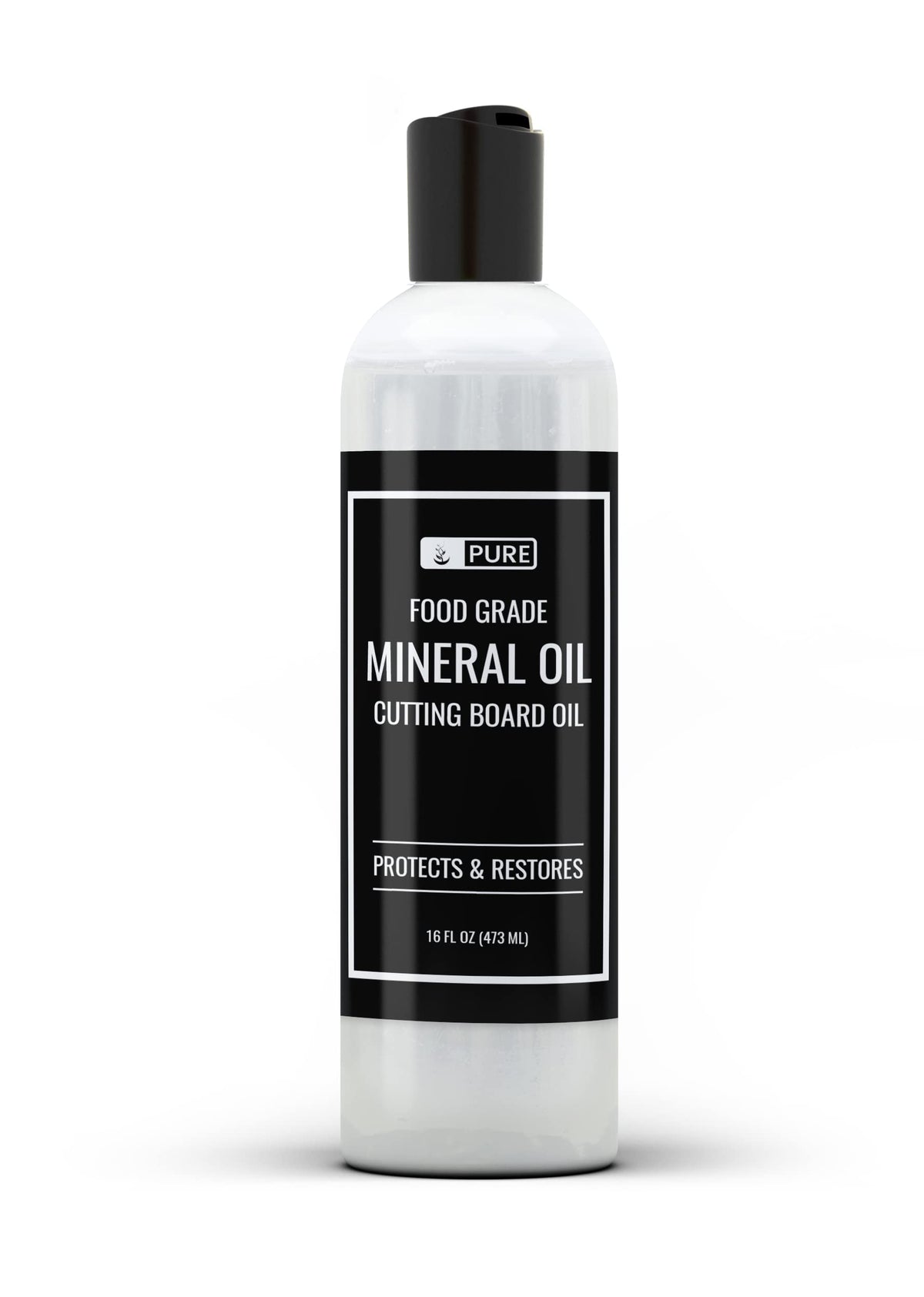 PURE ORIGINAL INGREDIENTS Mineral Oil for Cutting Boards & Wood Utensils - 16 Fl Oz