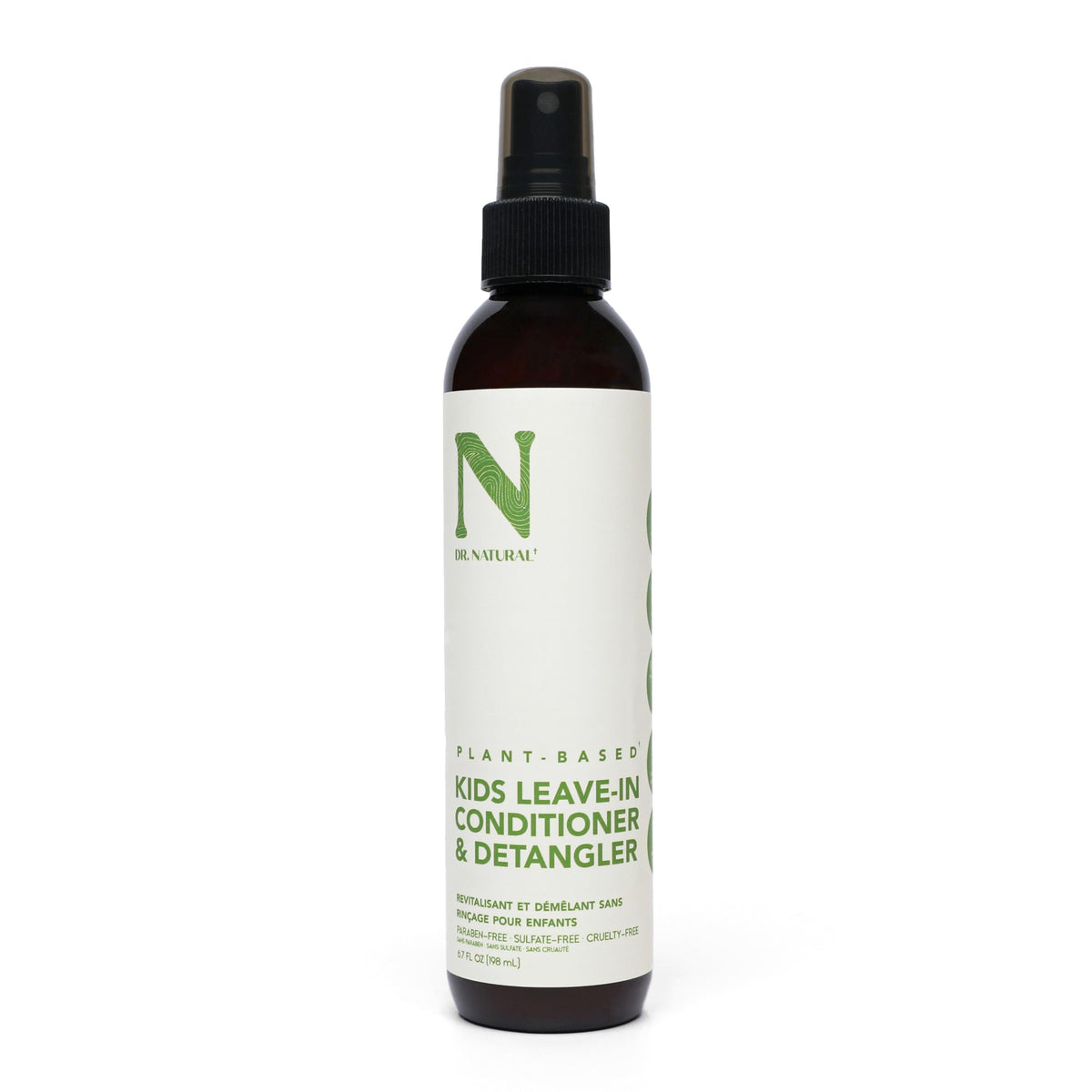 Dr. Natural Kids Leave-In Conditioner & Detangler, 6.7 Oz - Coconut Oil & Shea Butter