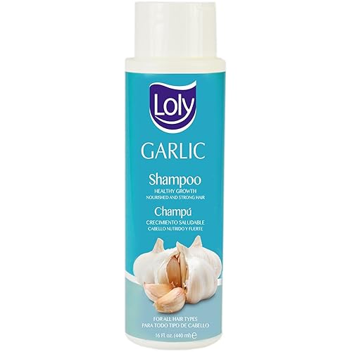 Easy Look Unscented Loly Garlic Shampoo - 16 Fl Oz For Healthy Hair Growth