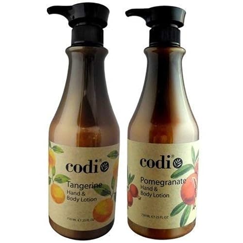 Codi Hand And Body Lotion Double Set - 25 Oz Tangerine & Pomegranate, Hydrating Moisturizer