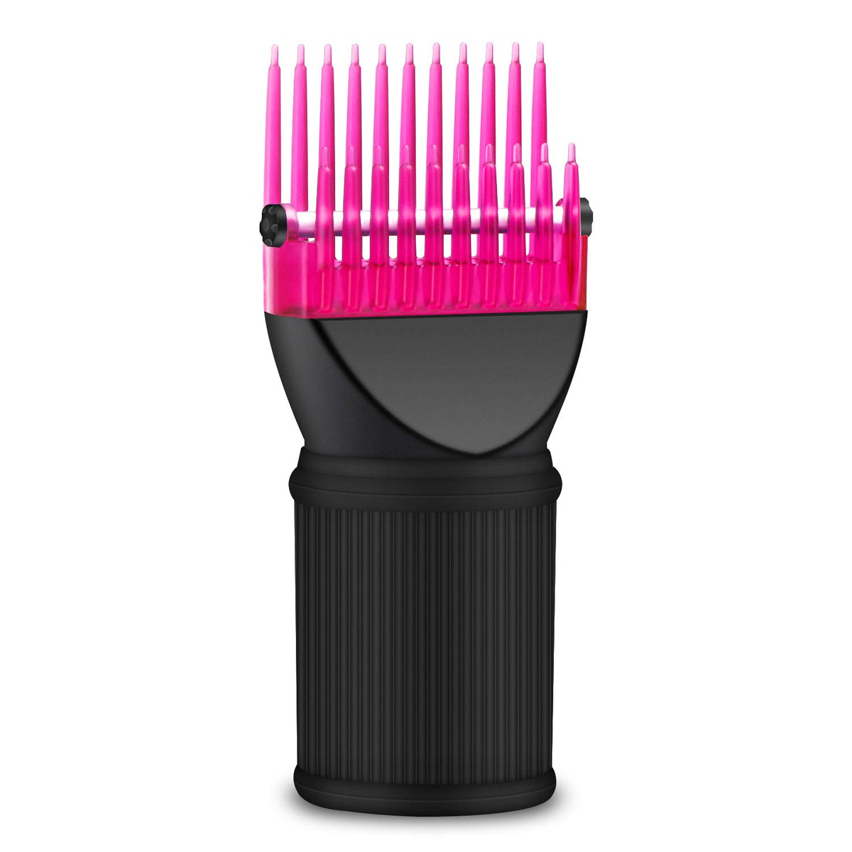 Segbeauty Pink Hair Dryer Comb Attachment for Blow Dryer - Detangling Brush for Frizzy & Curly Hair