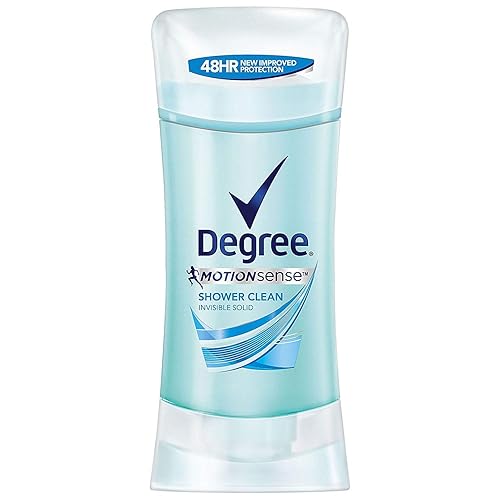 Degree Women'S Deodorant, Motionsense Shower Clean, 2.6 Ounce, Pack Of 6, Fresh Protection