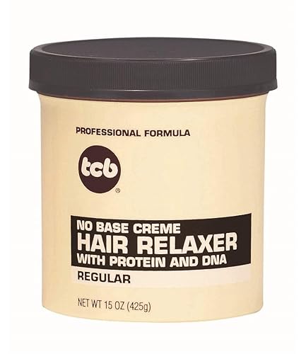 Tcb Hair Relaxer No Base Creme, Regular 15Oz Jar - 2 Pack, Smooth & Soft Hair Treatment