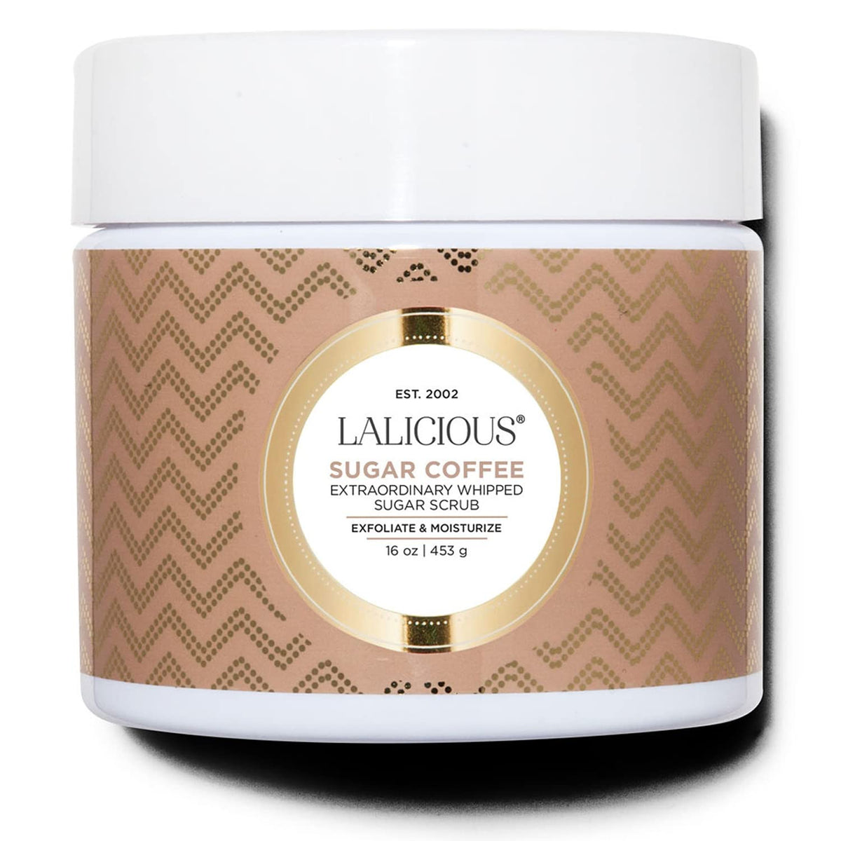 Lalicious Sugar Coffee Whipped Sugar Scrub - Exfoliating Body & Foot Care With Coconut Oil, 16Oz