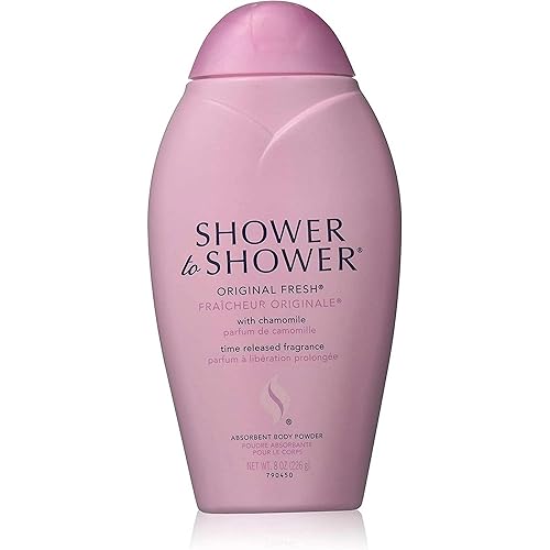 Shower To Shower Body Powder Original Fresh 8 Oz (Pack Of 2) - Talc-Free, Soothing Freshness