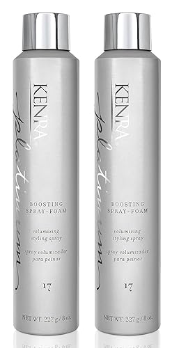 Kenra Platinum Boosting Spray-Foam 17 | Volumizing Styling Spray, 8 oz (2-Pack)