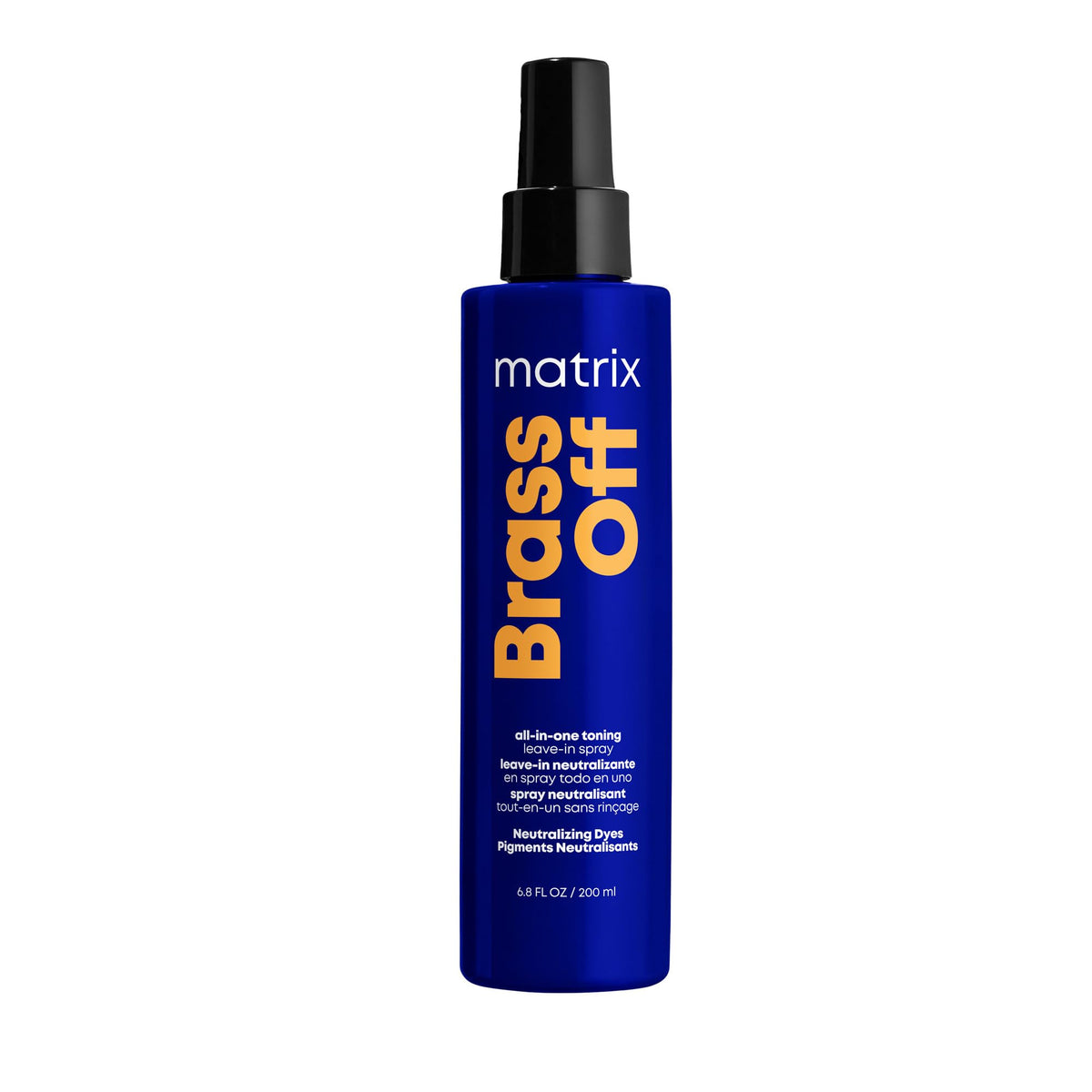 Matrix Brass Off Leave-In Spray | Neutralizes Brassy Tones | 6.8 Fl Oz For Color Treated Hair