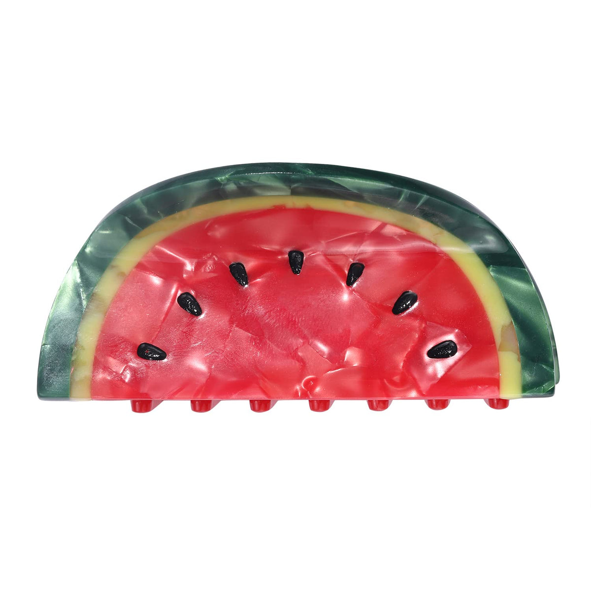 Bvga Cute Fruit Watermelon Hair Claws - Summer Barrettes For Thin & Medium Hair Accessories