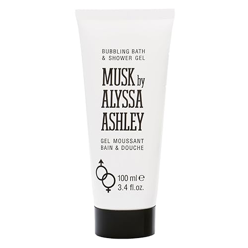 Alyssa Ashley Musk Bath & Shower Gel, Citrus & Bergamot, 3.4 oz - Sensual Body Wash