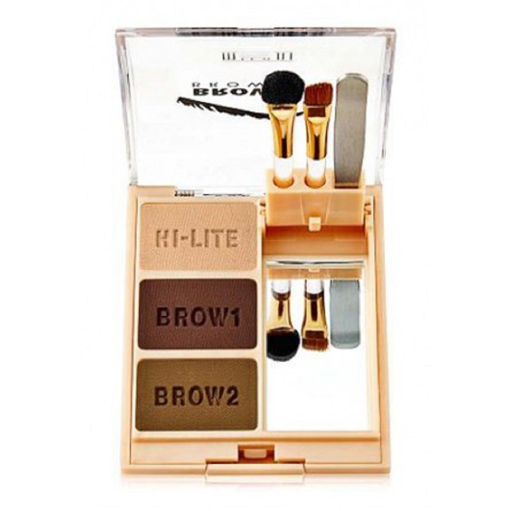 Milani Brow Fix Dark Eyebrow Powder, 0.15 Ounce, Perfect For Defined Brows