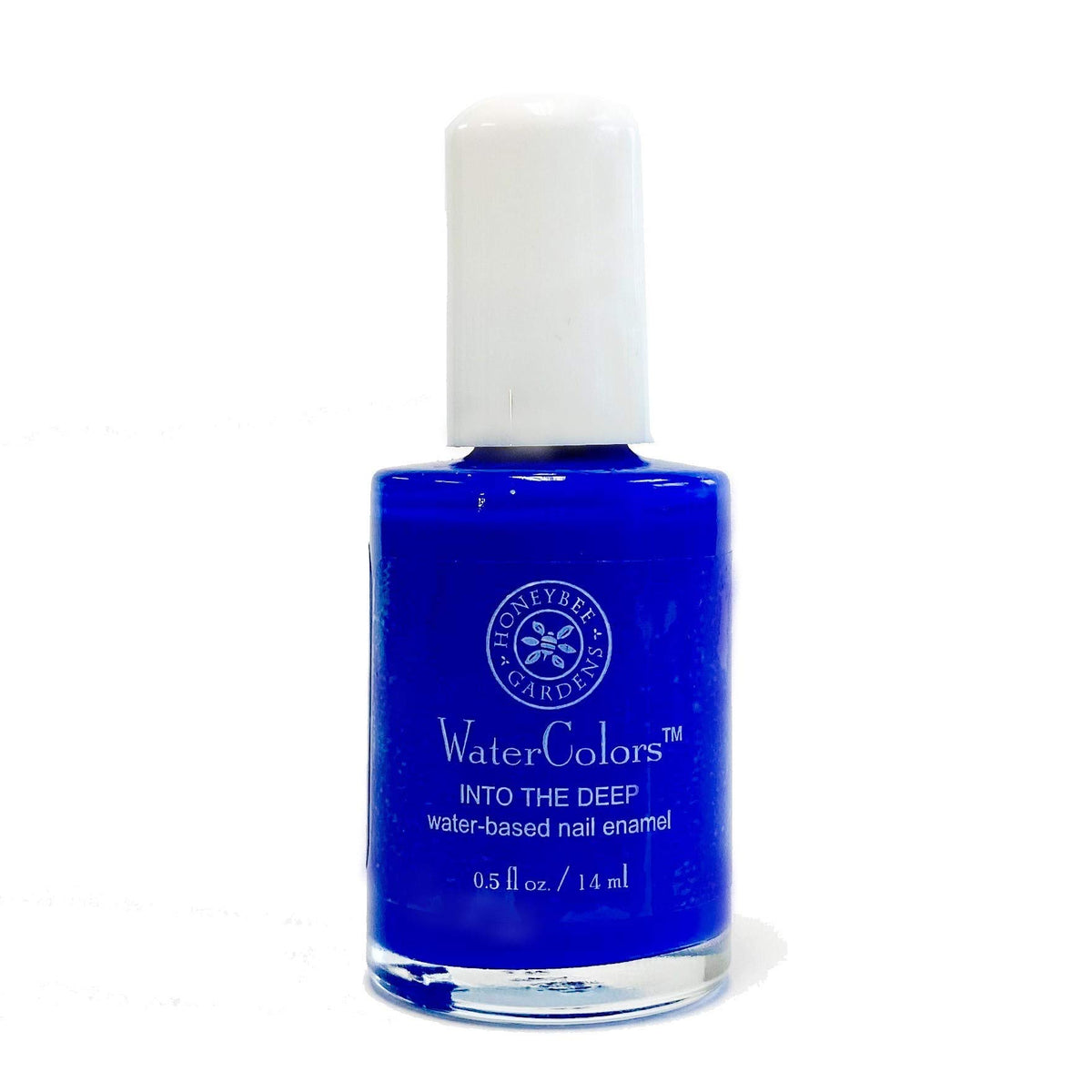 Honeybee Gardens Eco-Friendly Water-Based Nail Enamel - Matte Deep Cobalt Blue, 0.5 Fl Oz