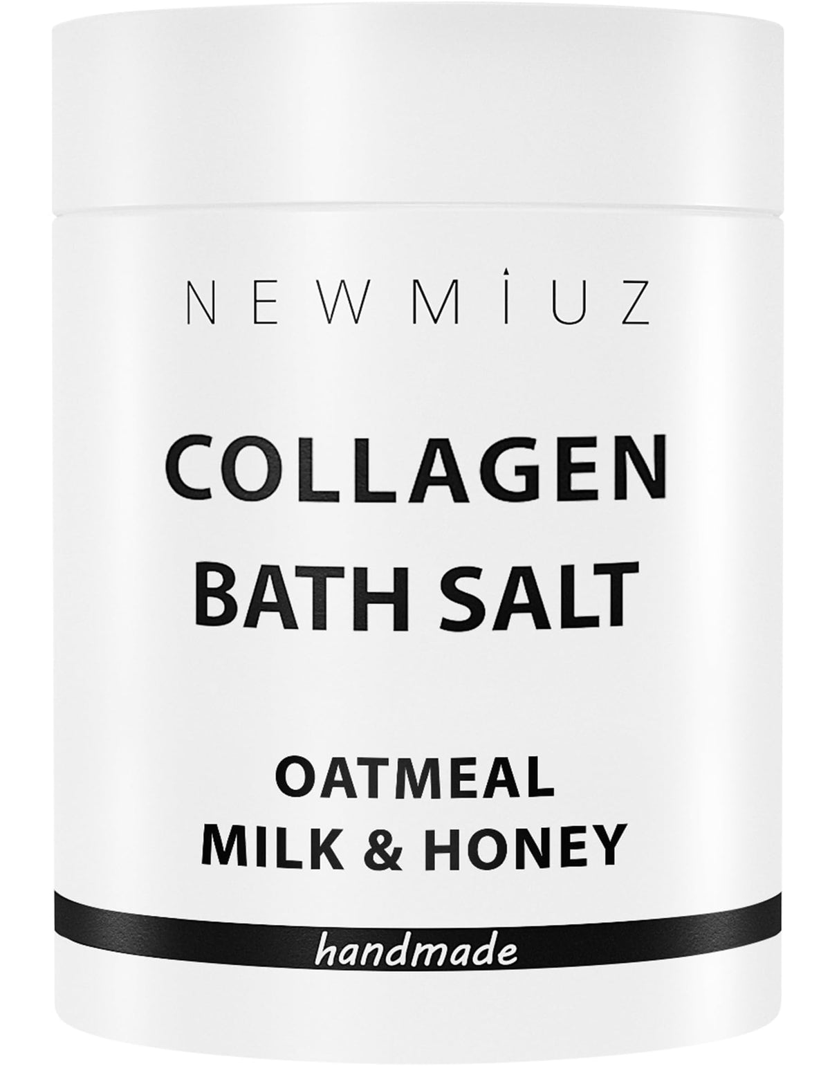 New Miuz Collagen Bath Salt Soak - Moisturizing Epsom Salt For Spa Relaxation & Gifts, 10Oz