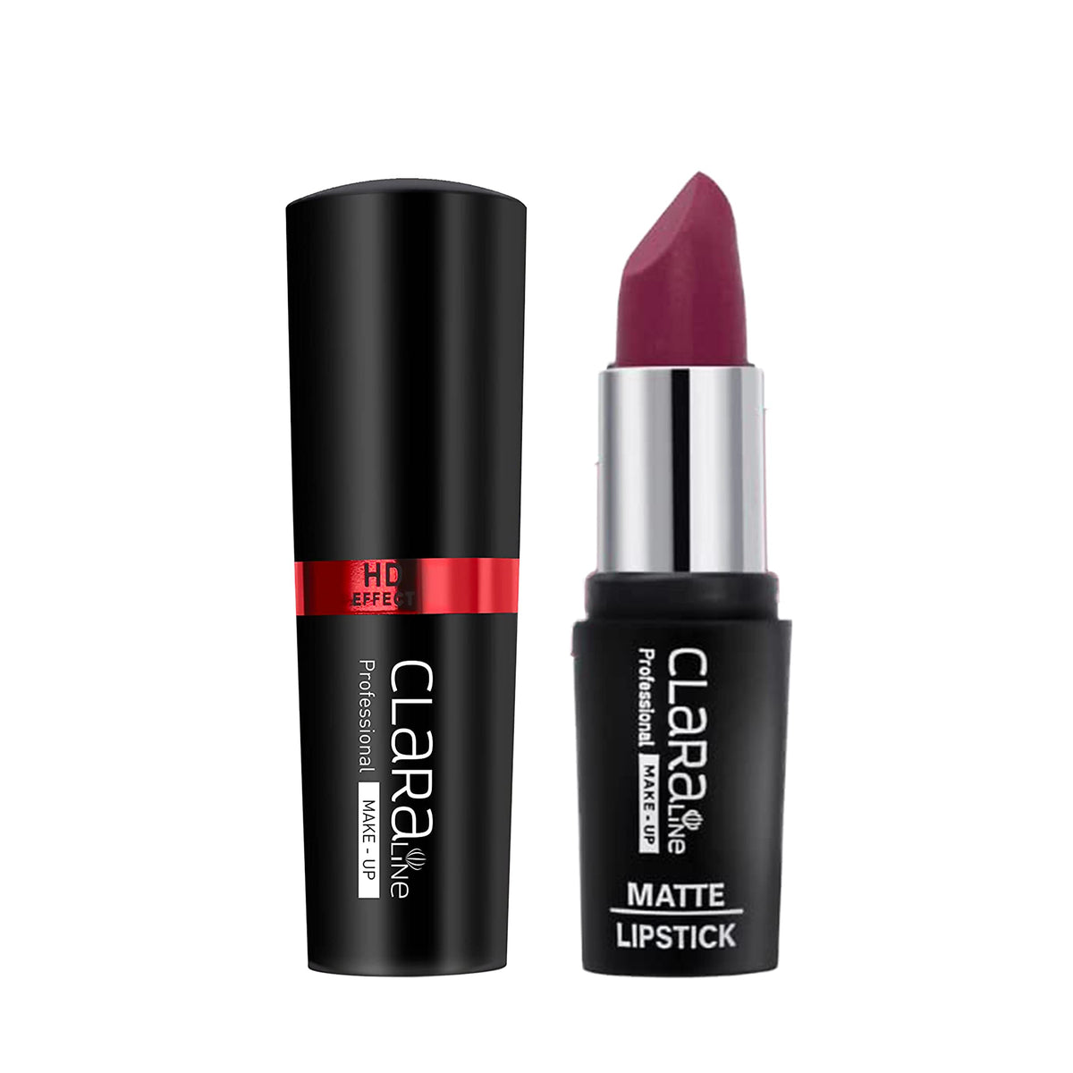 Claraline Matte Liquid Lipstick, Kiss-Proof, Long-Lasting, Paraben-Free, 472 Plum Purple, 0.