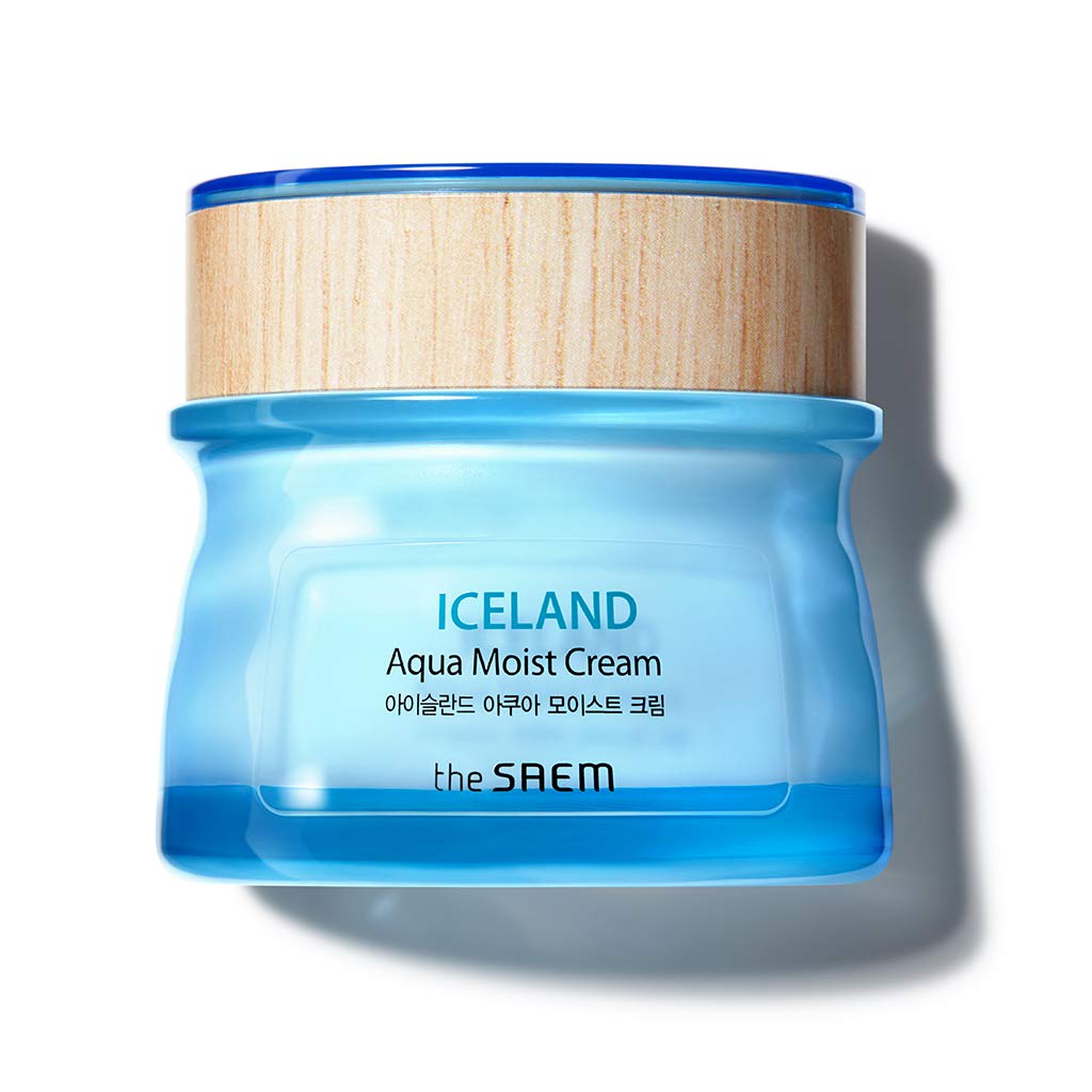 Thesaem Iceland Aqua Moist Cream 60Ml - Hydrating Facial Cream For Dry Skin With Mineral Water