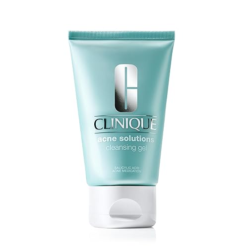 Clinique Acne Solutions Cleansing Gel, 2% Salicylic Acid, 4.2 Fl. Oz, Acne-Prone Skin