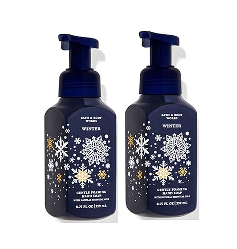 Bath & Body Works Winter Gentle Foaming Hand Soap, 2-Pack, 8.75 Oz - Holiday Essential