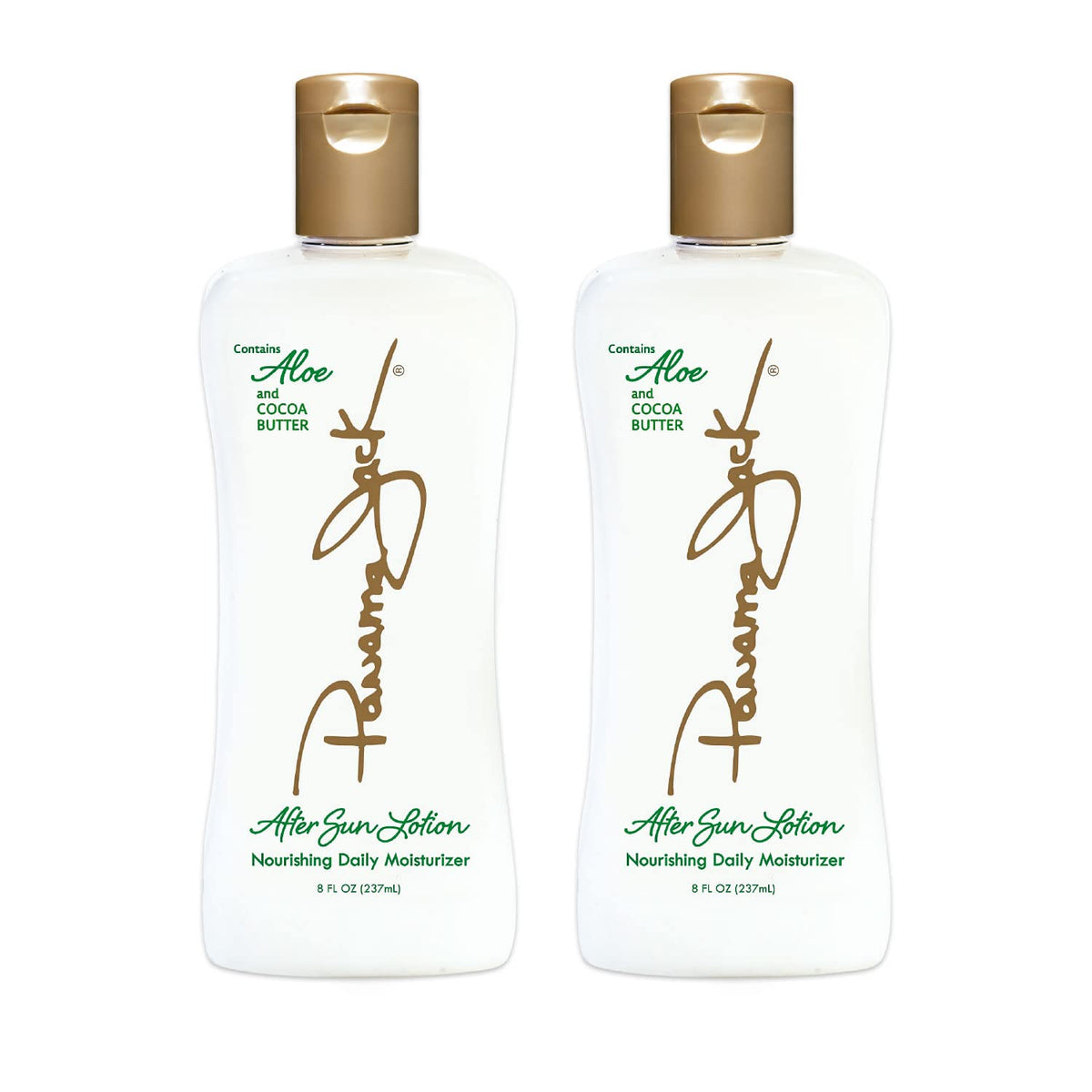 Panama Jack Aloe Moisturizer Lotion - After Sun Skincare With Aloe & Cocoa Butter, 8 Fl Oz (2 Pack)