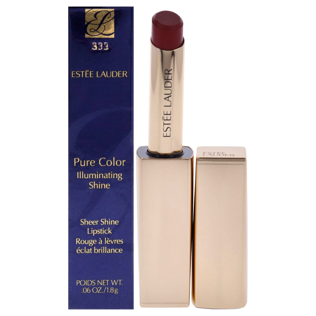 Estée Lauder Pure Color Lipstick - 333 Persuasive, 0.06 Oz Illuminating Shine For Women