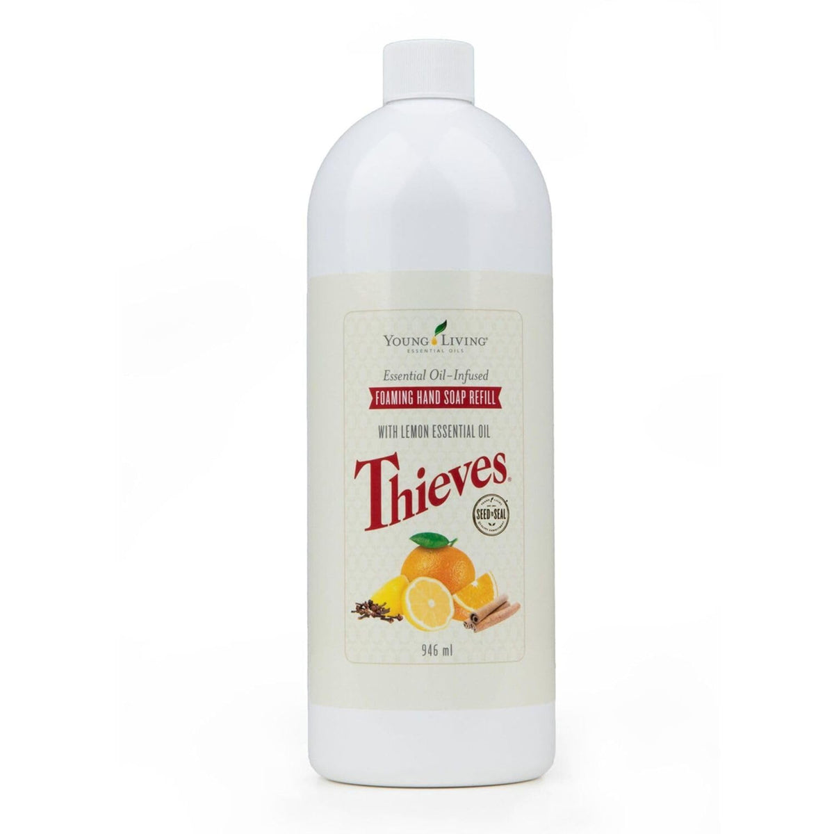 Young Living Thieves Foaming Hand Soap - Natural, Plant-Based, Essential Oil Infused, 32 Fl Oz