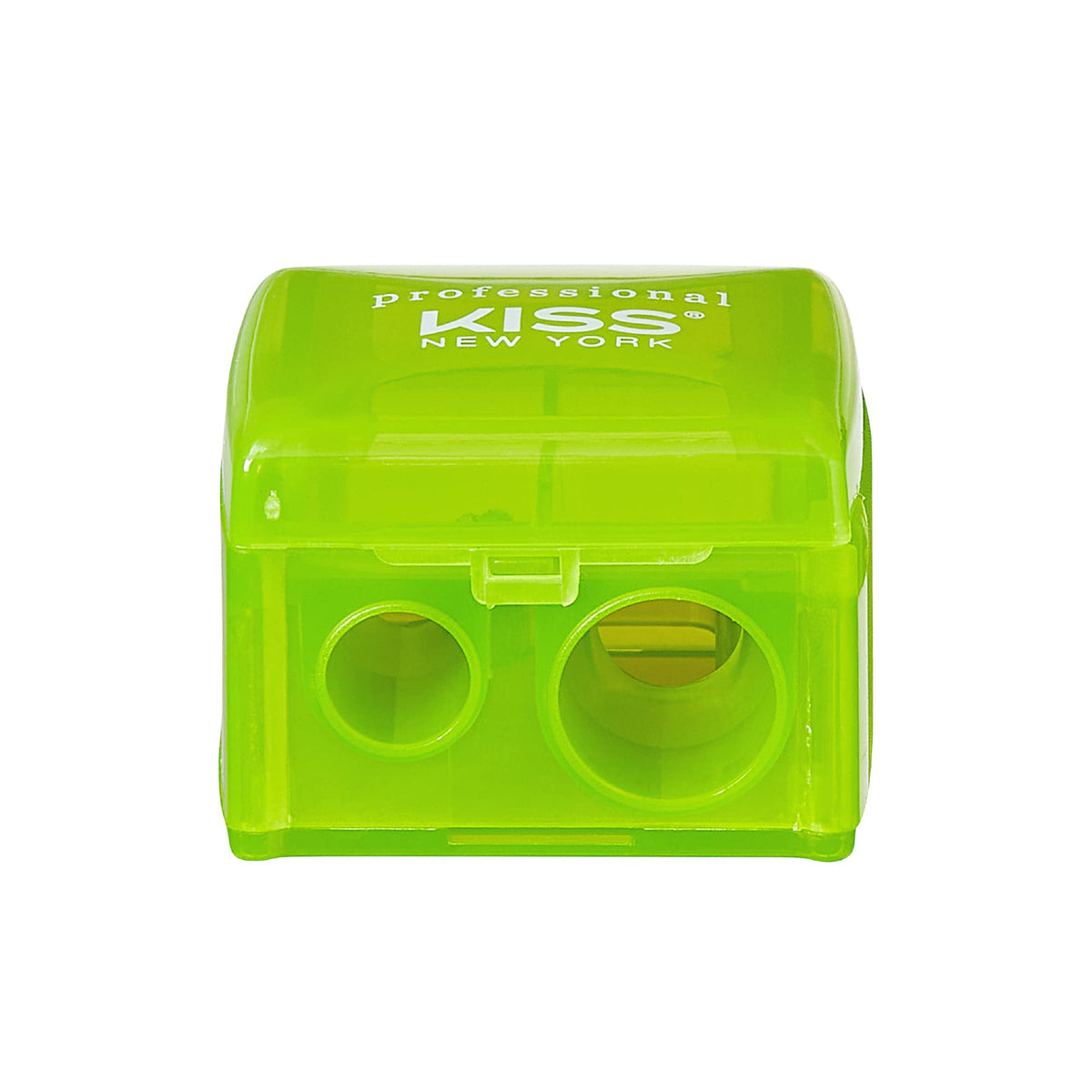 Kiss New York Duo Pencil Sharpener - Easy To Clean, Compact Tool For Eyeliner & Lip Liner