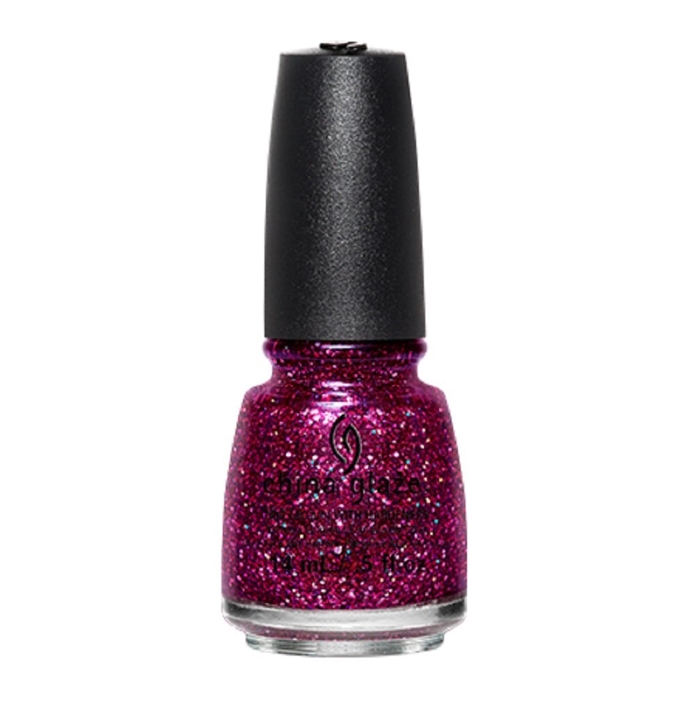 China Glaze Berry Glitter Nail Polish, Turn Up The Heat 1420 - 1 Count