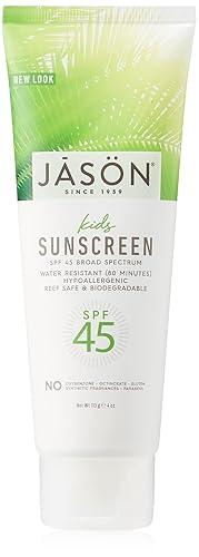 Jason Kids Sunscreen Lotion Spf 45 - 4 Oz, Water-Resistant, Broad Spectrum Protection