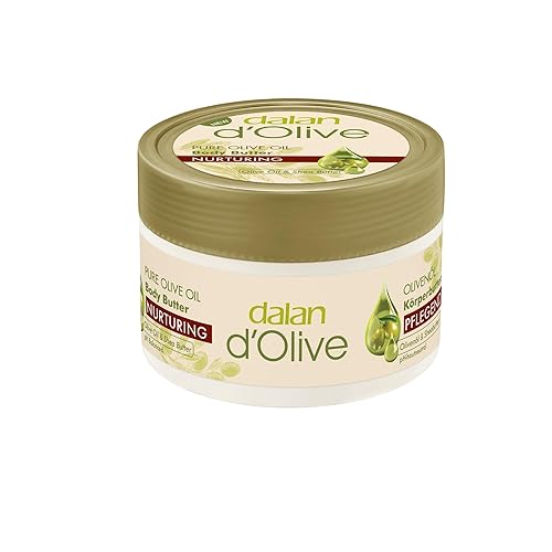 Dalan D Olive Olive Oil Body Butter Cream For Dry Skin, 8.5 Oz - Moisturizing & Nourishing