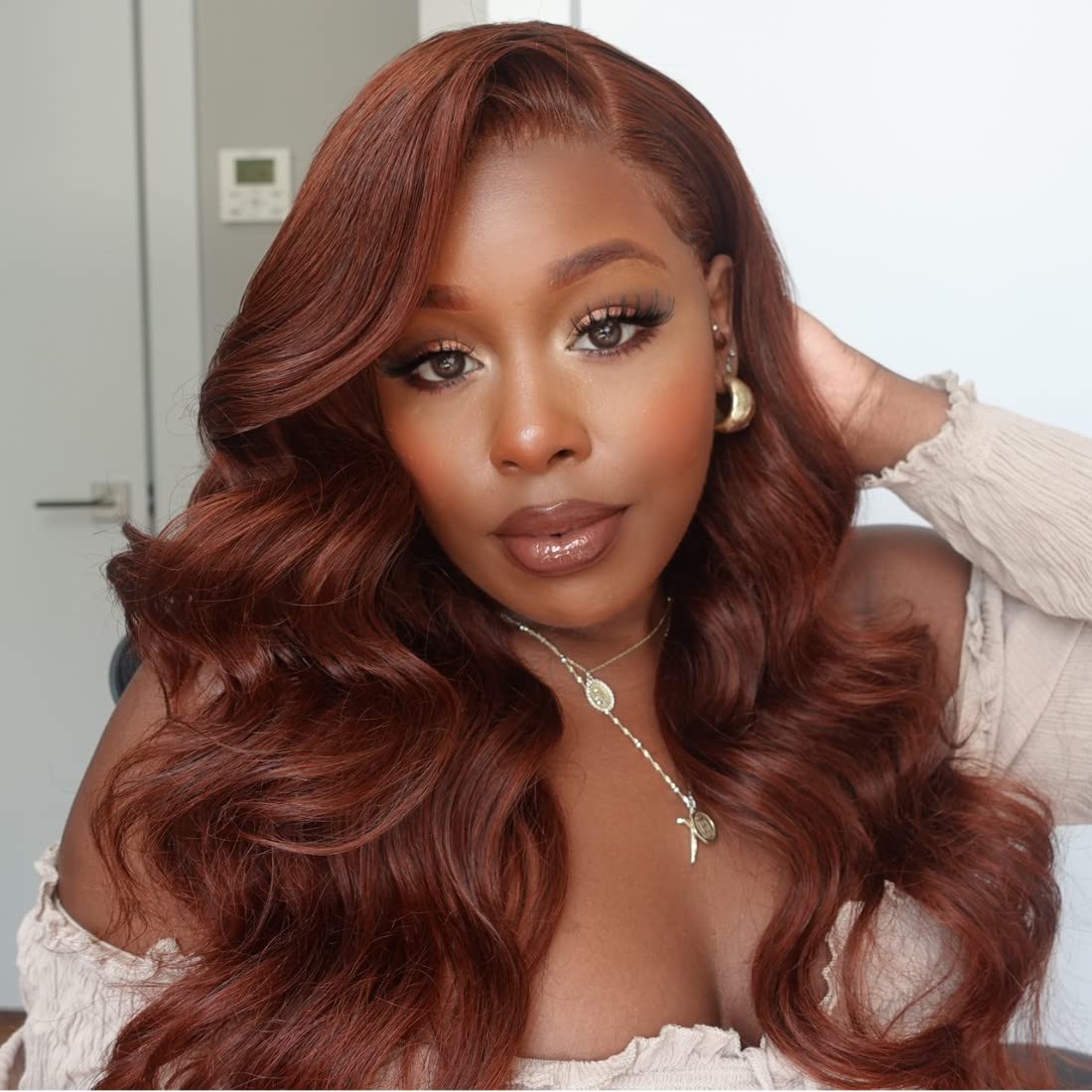 UNICE 16&quot; HD Transparent Lace Front Body Wave Wig, 200% Density, Virgin Human Hair, Pre Plucked