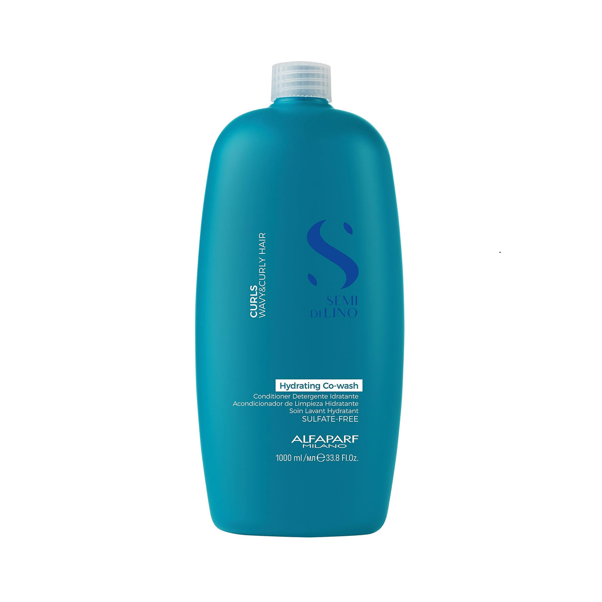 Alfaparf Milano Hydrating Co-Wash Conditioner For Curly Hair - Vegan, Sulfate Free, 1000Ml