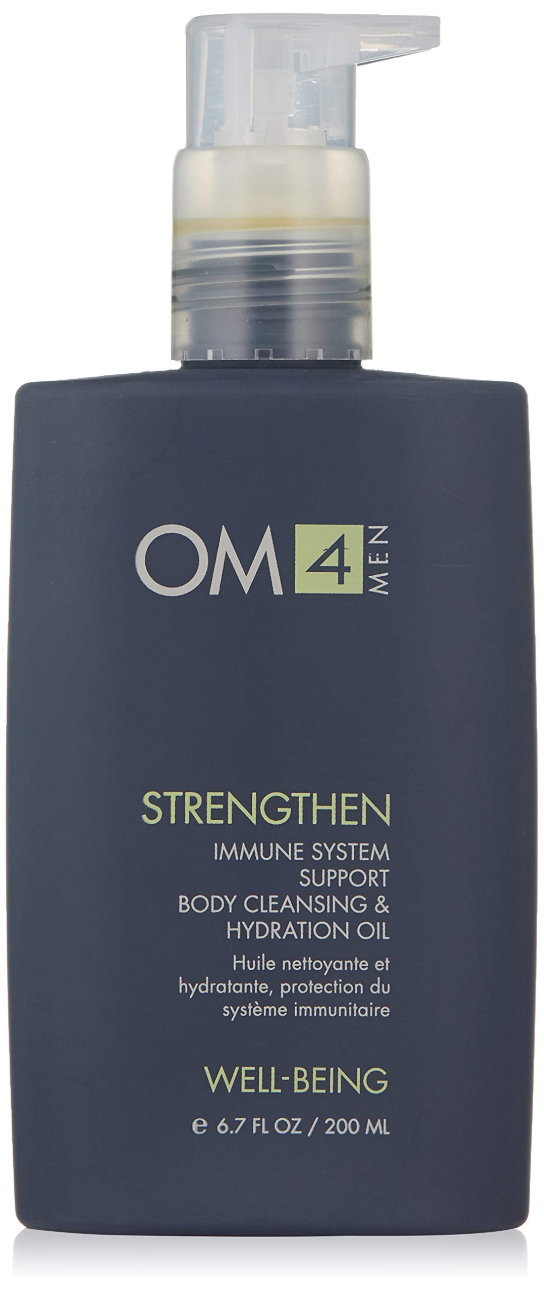 Organic Male Om4 Immune Support Bath & Shower Oil - Men'S Moisturizing Hydration Formula