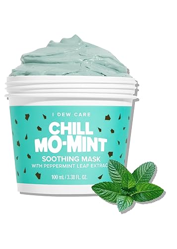 I Dew Care Chill Mo Mint Soothing Face Mask With Peppermint Extract, 3.38 Oz