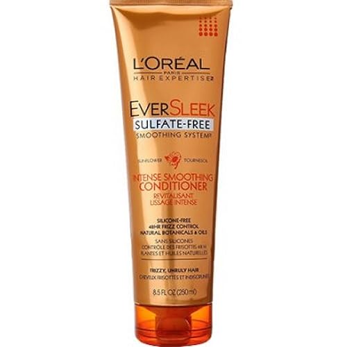 L’Oréal Paris Eversleek Intense Smoothing Conditioner 8.5 Fl Oz for Frizz Control