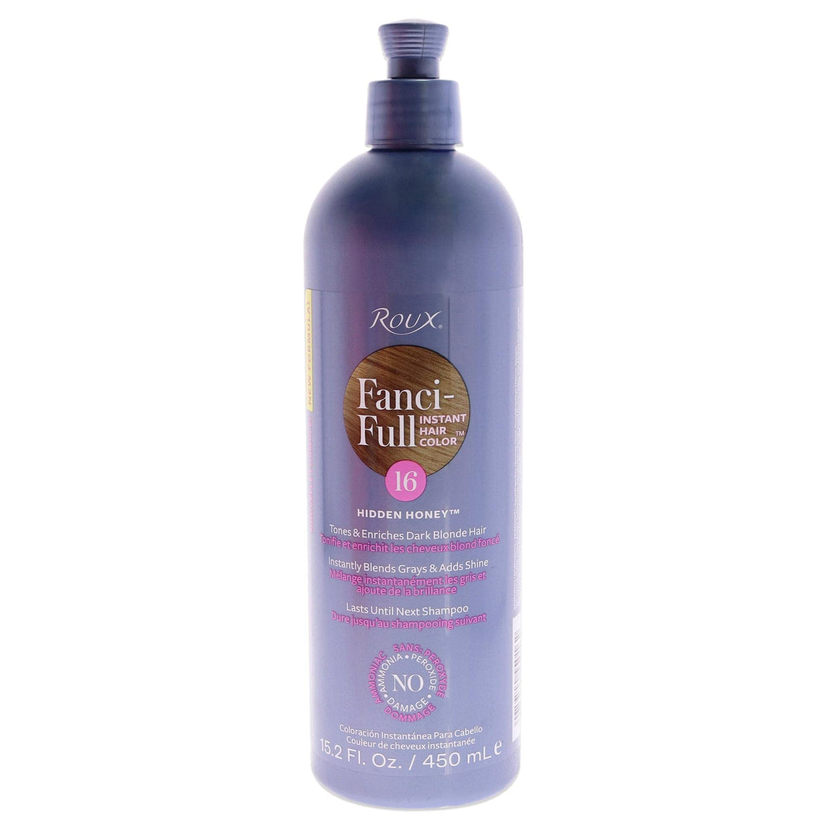 FanciFull Instant Hair Color Rinse by Roux  16 Hidden Honey  Temporarily Evens Tones  Blends Away Gray  152 Oz