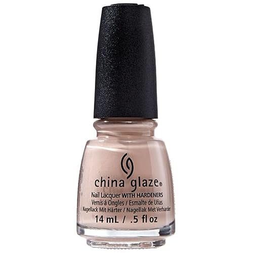 China Glaze Nail Polish - Pixilated 1540, Beige, 0.5 Fl Oz, Long-Lasting Color