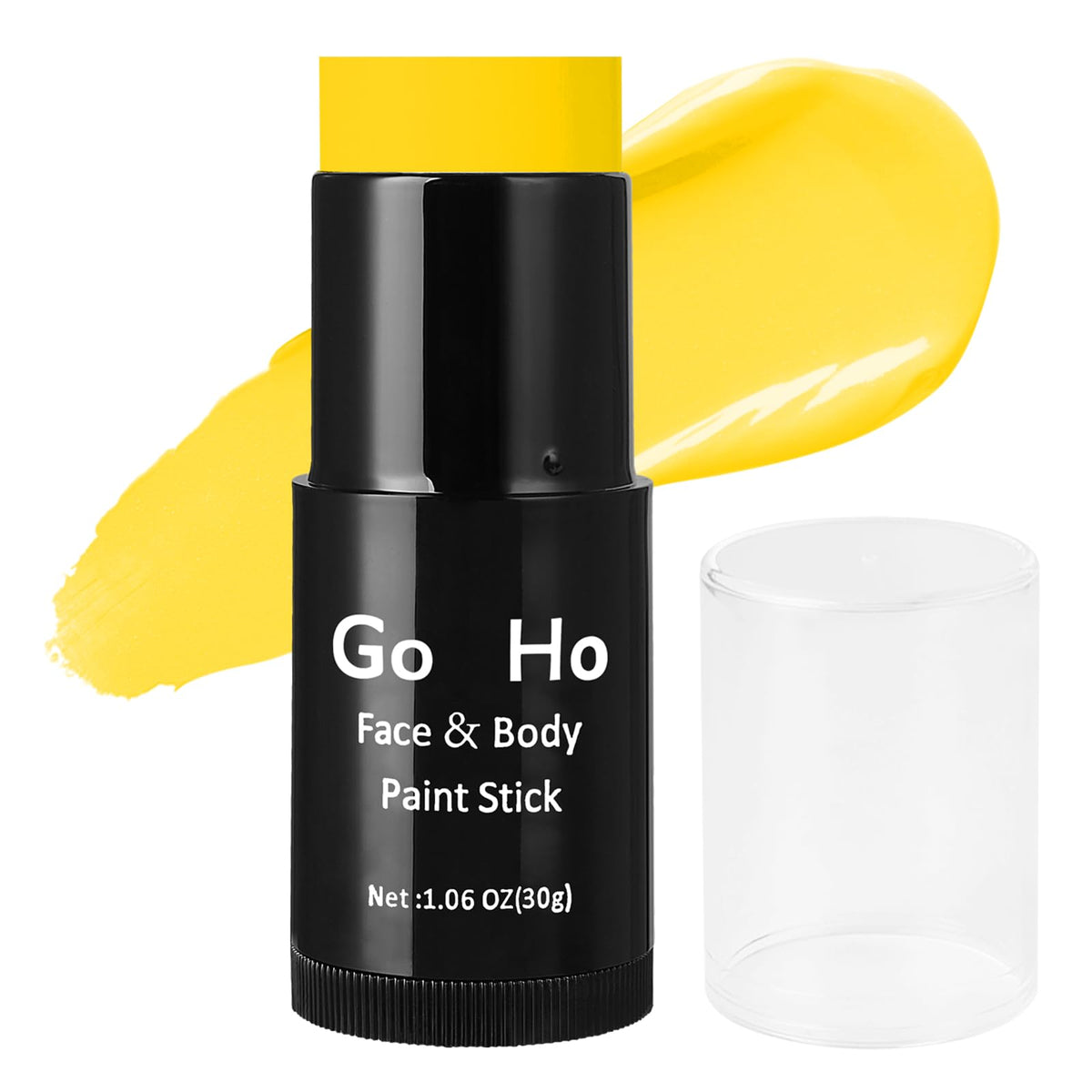 Go Ho Yellow Face Paint Stick - Waterproof Full-Coverage Body Paint For Halloween & Cosplay