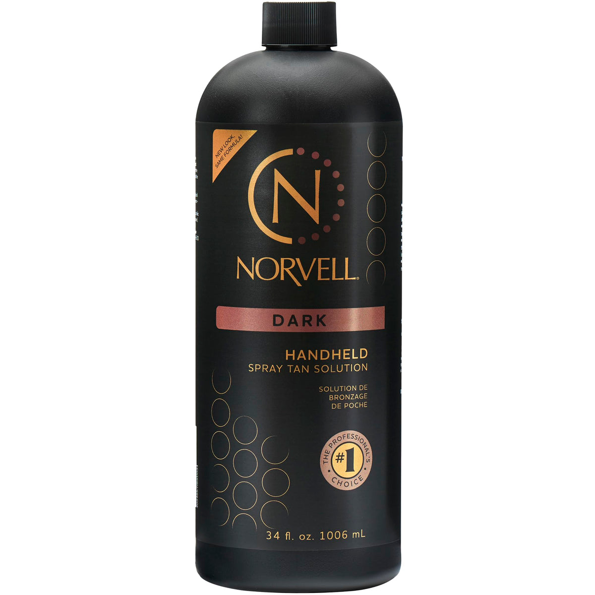 Norvell Premium Sunless Tanning Solution - Dark, 34 Fl Oz For A Flawless Glow