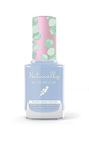 Color Club Nail Lacquer, Evening Breeze - Blue, 0.5 Fl Oz, Naturally Collection