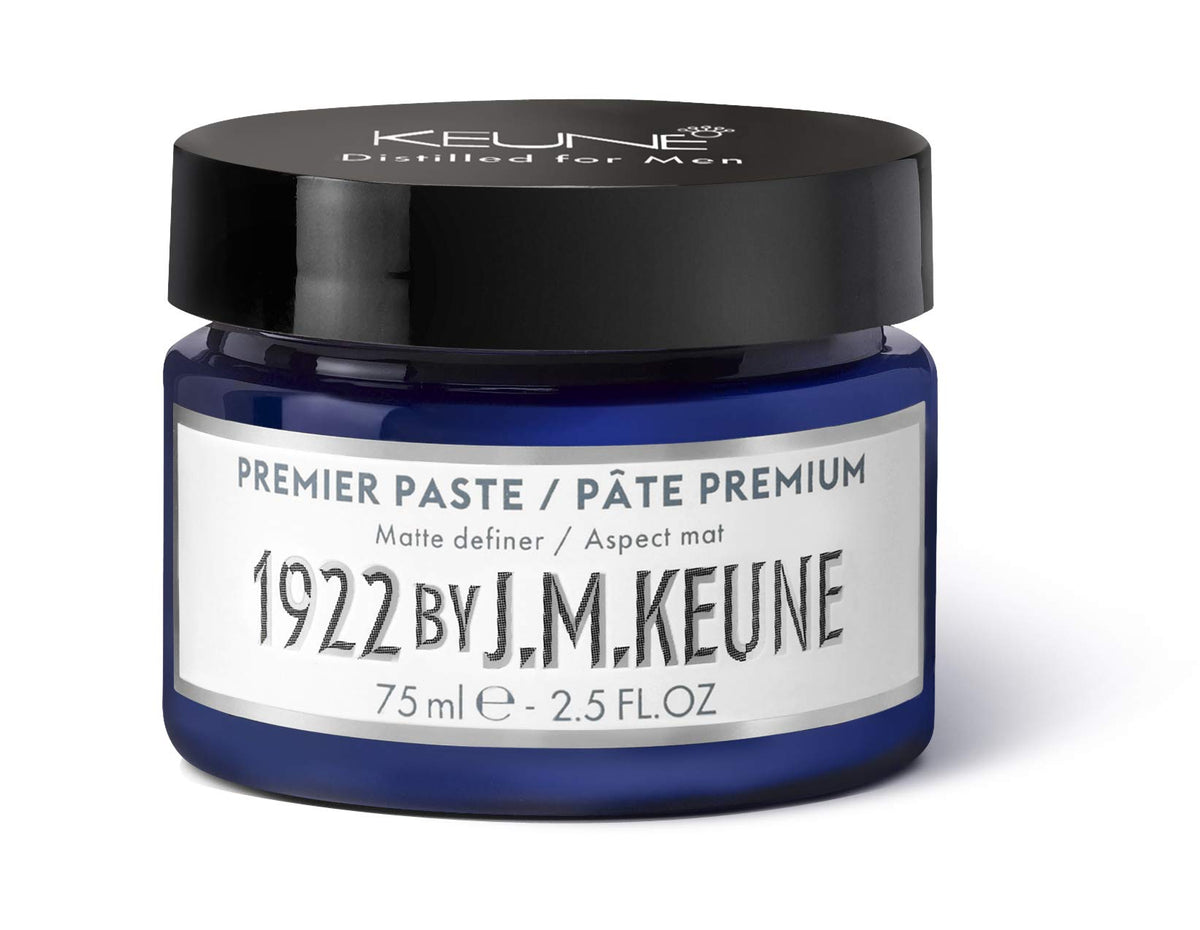 Keune 1922 Premier Paste For Men, Extra Strong Hold & Matte Finish, 2.5 Fl Oz