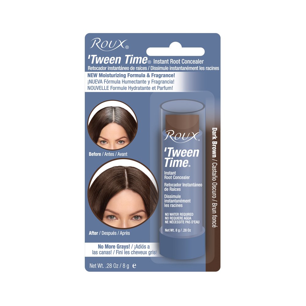 Roux Instant Root Concealer by Roux  Brown Hair Color  Temporary Touchup Stick  Pack of 1