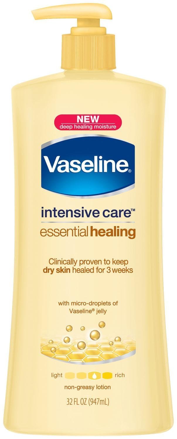 Vaseline Intensive Care Essential Healing Lotion, 32 Oz - Moisturizing Skin Care